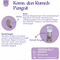 KOMA DAN RUMAH PENGAIT KUNCI PINTU BOX KAROSERI - SILVER/CA