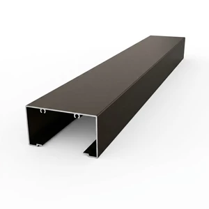 Kusen Aluminium Open Back Sekrup 3 Inch Silver Clear Anodized