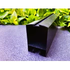 Tiang Moher Swing Door Aluminium - Black Anodise / Hitam 1