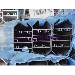 Aluminium Profile Daun Jendela Casement Gunungan - Black Anodise / Hitam