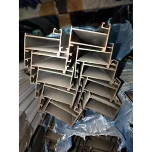  Aluminium Profile Daun Jendela Casement - Brown Anodise / Coklat