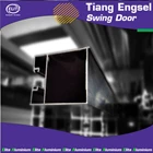Tiang Engsel Swing door - brown anodise/coklat 2