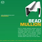 Bead Mullion (curtain wall) - PC White / Putih Coating 2