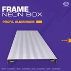 Aluminium Frames Neon Box Profile - CA/Silver 1